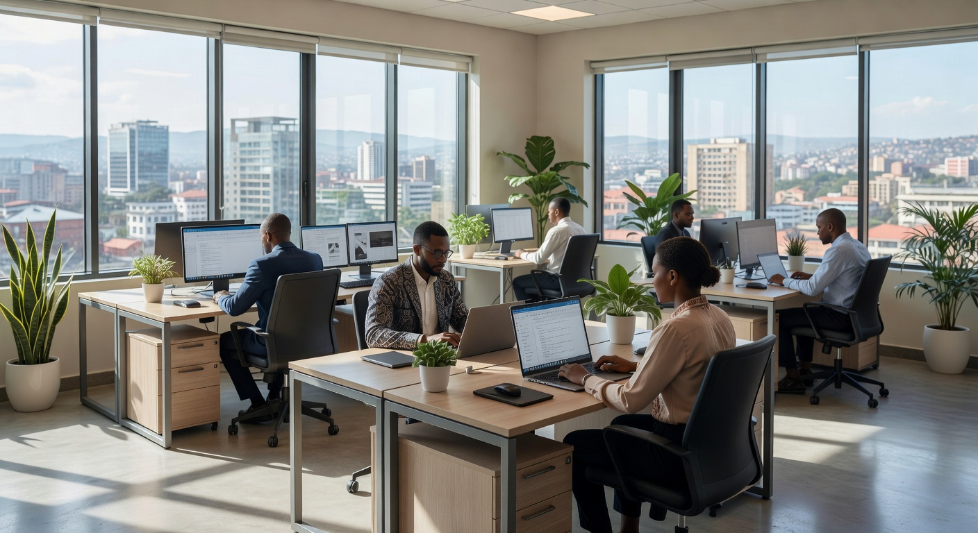 Modern office in Kampala Uganda