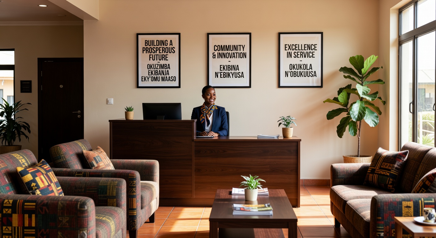 Elevate Consulting Uganda reception area